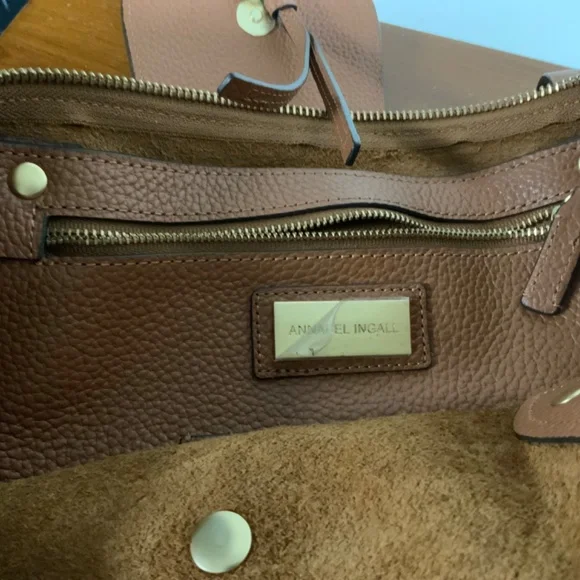 Annabel Ingall pebbled leather bag NWOT - Picture 7 of 8